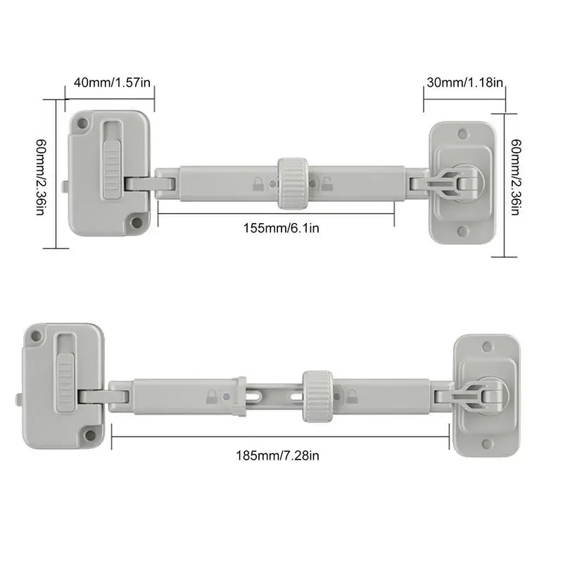 Window Opening Restrictor Multifunctional Childproof Window Restrictor Safety Lock Children Protection