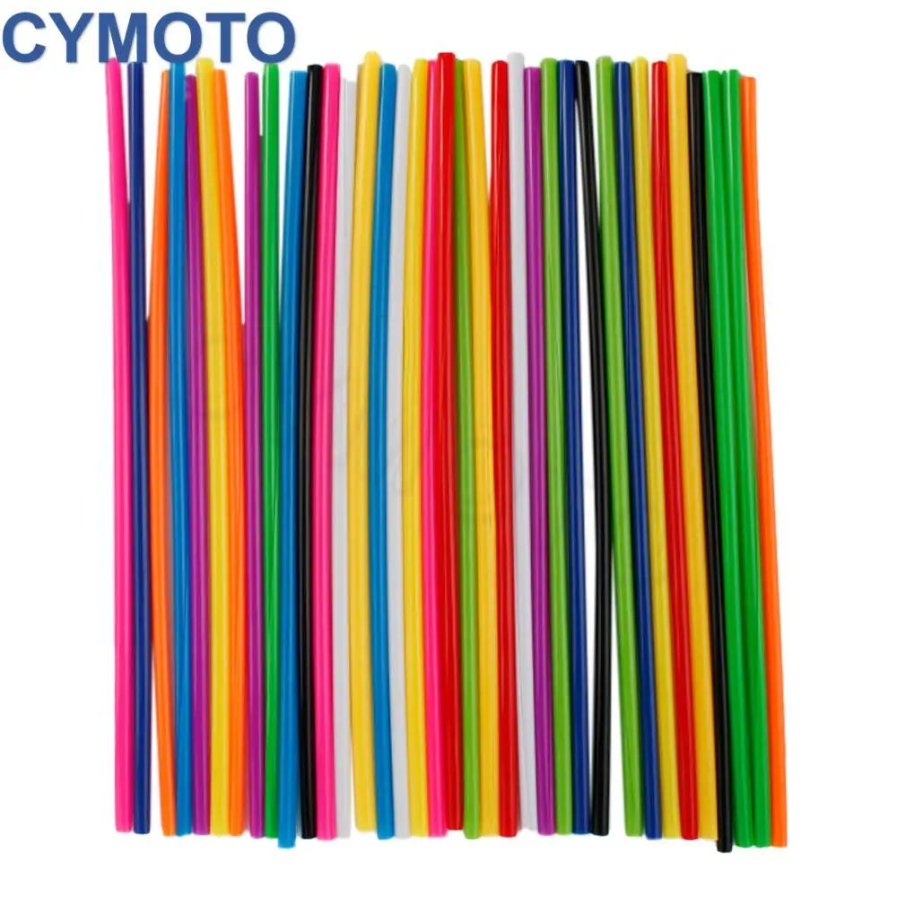 Vibrant Spoke Skins: Multicolor Decorative Covers & Protectors