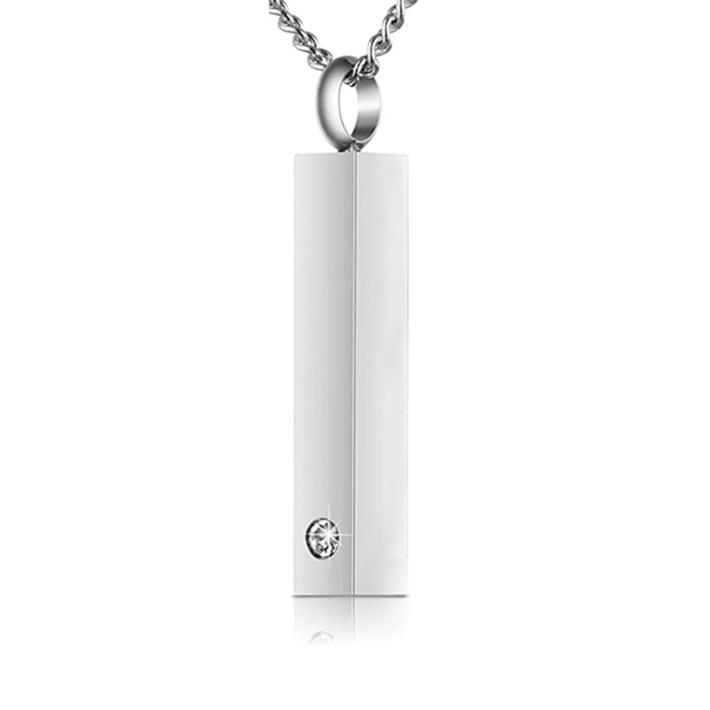 Hearbeingt Collana Con Urna A Forma Di Ancora In Acciaio 316L – Gioiello Commemorativo Per Ceneri