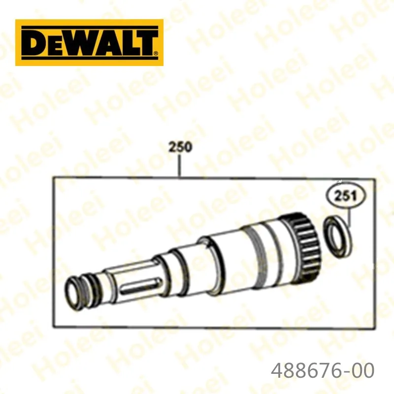 

SPINDLE SA FOR DEWALT D25700K D25701K D25711K D25712K D25713K D25721K D25722K D25723K D25840K D25870K D25871K 488676-00