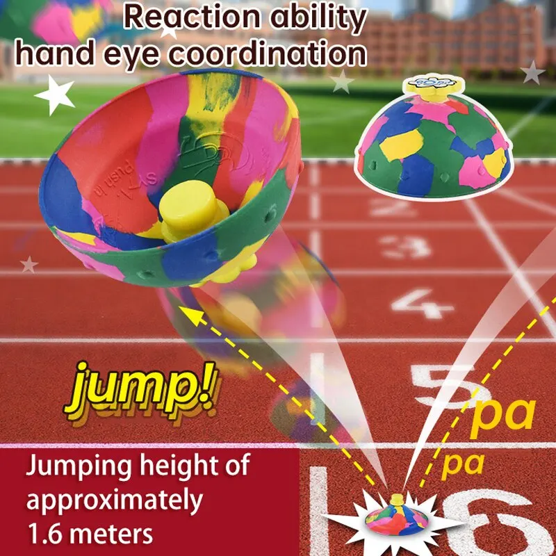 Bounce Bowl Toy Creative Outdoor Sports Hip Hop Jumps Relief For Kids
