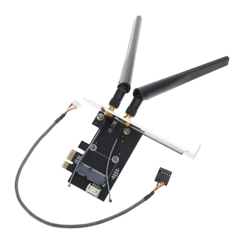 미니 PCI-E를 PCI-E 어댑터 WiFi 및 호환 가능으로 업그레이드했습니다.