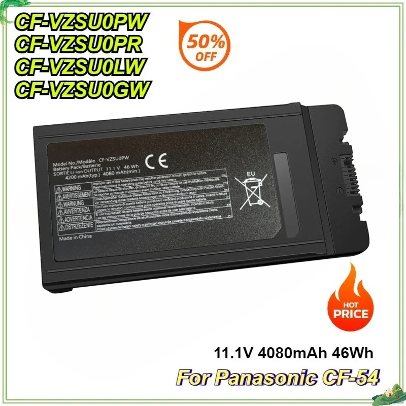 CF-VZSU0PR CF-VZSU0PW  CF-VZSU0LW CF-VZSU0GW New Laptop Battery for Panasonic CF-54 Toughbook 11.1V 4080mAh 46Wh
