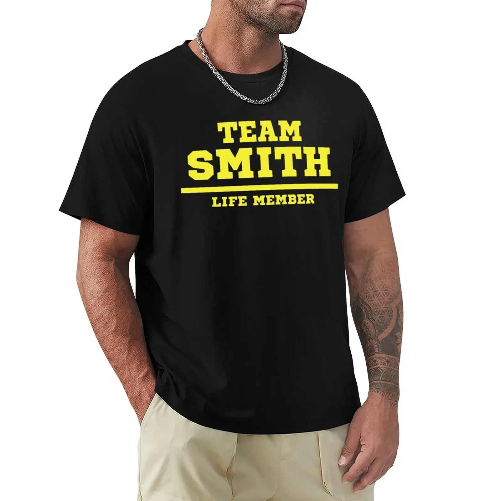 

Team Smith - Life Member T-Shirt new edition Short sleeve tee heavy weight t shirts for men