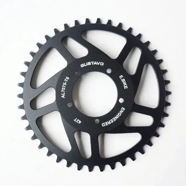 グスタボ E-バイクチェーンリング 42T BAFANG BBS01 BBS02 BBSHD