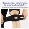 1PCS O-Shape Sports Kneepad Double Patellar Knee Patella Tendon Support Strap Brace Pad Protector Open Knee Wrap Band Fitness 5