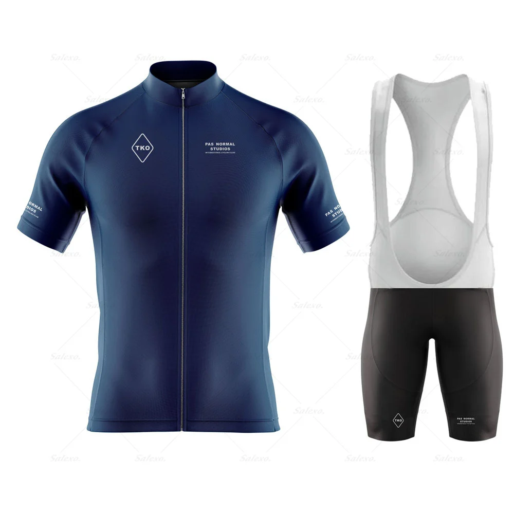 PAS NORMAL STUDIOS 2023 PNS team new summer men cycling Jersey Set