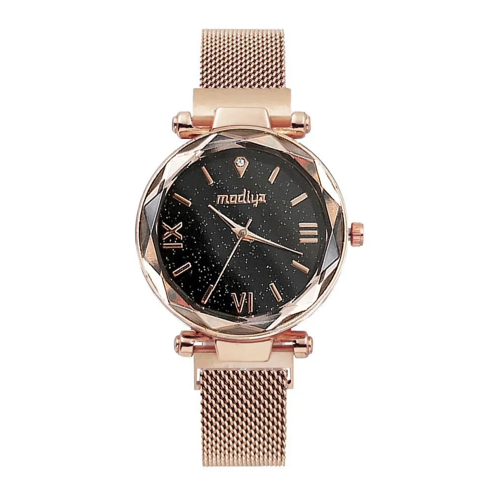 

Full Sky Star Watch Milanese Magnet Lazy Star Sky Watch