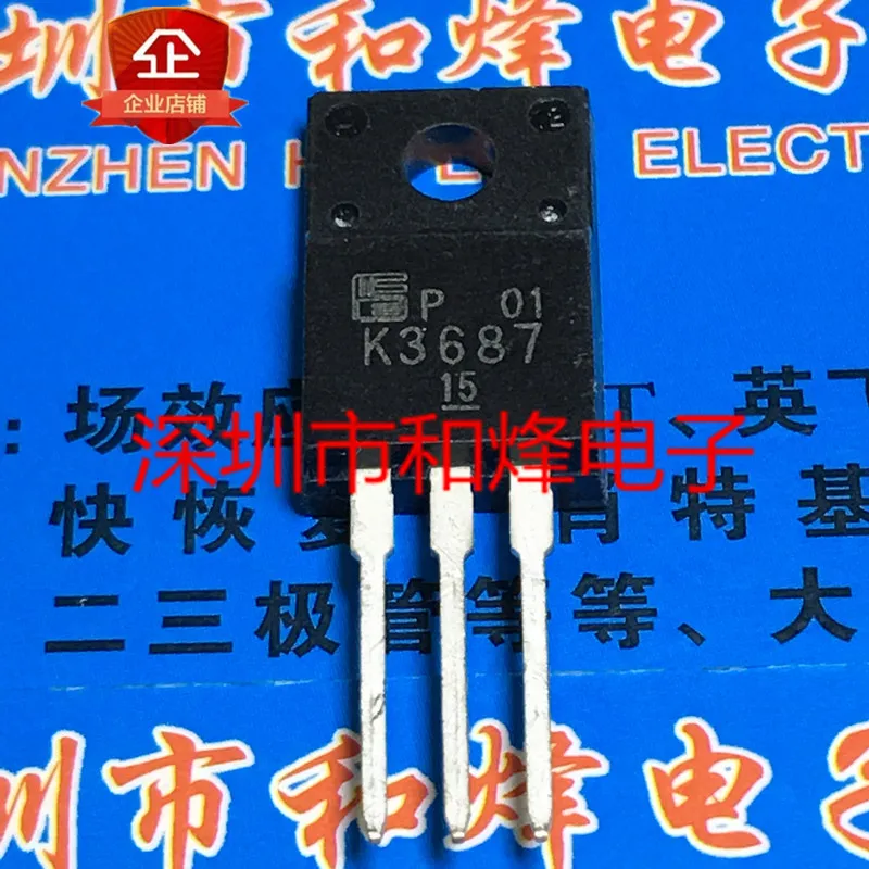 

Free shipping K3687 2SK3687 TO-220F 600V 16A 20PCS