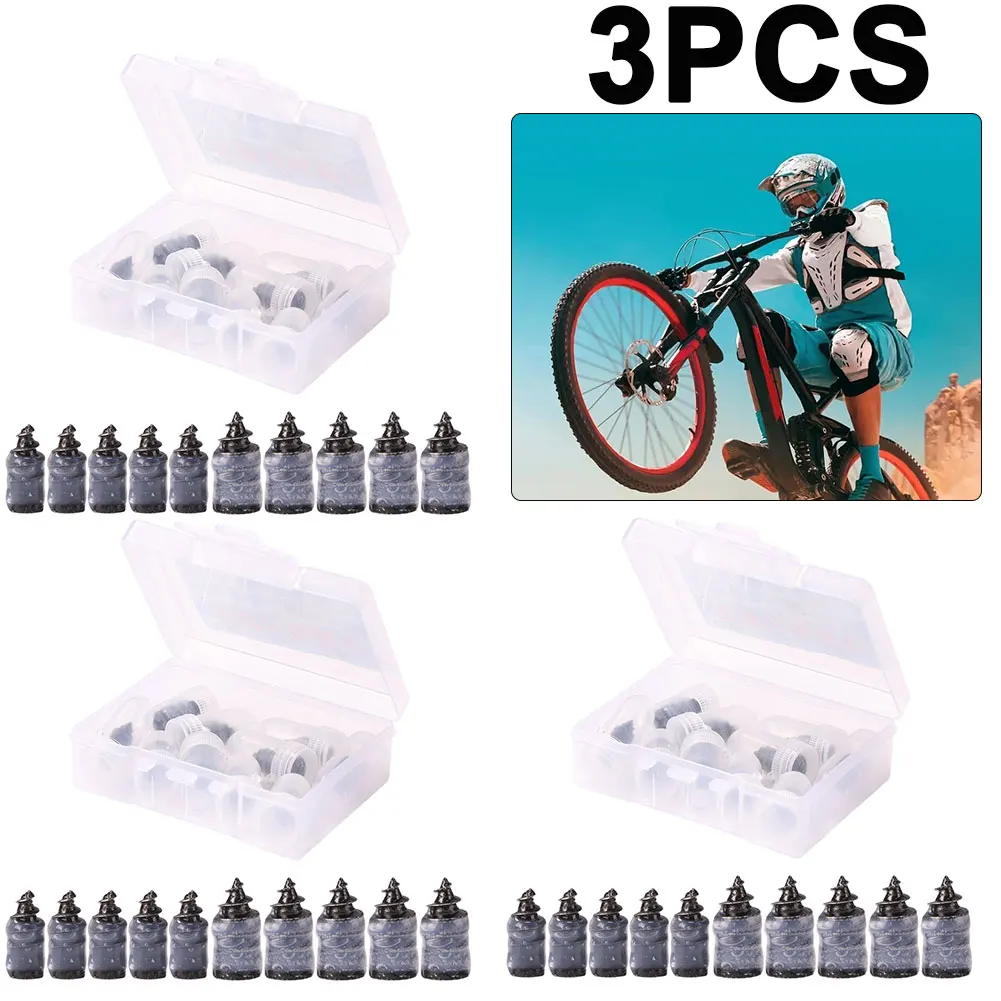 

30pcs Universal Bicycle Vacuum Tire Repair Nails Set Tubeless Rubber Nails
