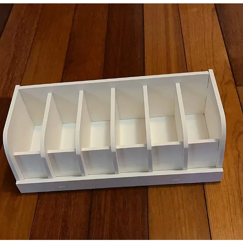 Belt Organizer Box 6/8/10 Grids Belt Rack Wood for Closet Drawer Belt Display Rack Tie Storage Box for Men Bathroom Accessories 3