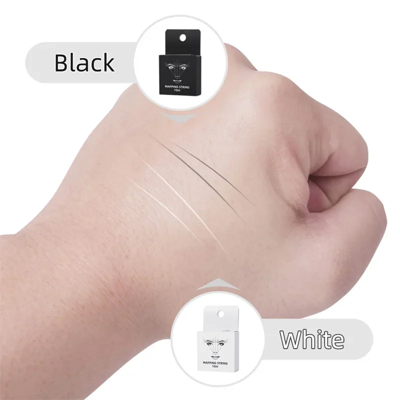 Mapping pre-ink string for Microblading eyebow Make Up Dyeing Liner Thread Semi Permanent Positioning Eyebrow Measuring Tool 10m