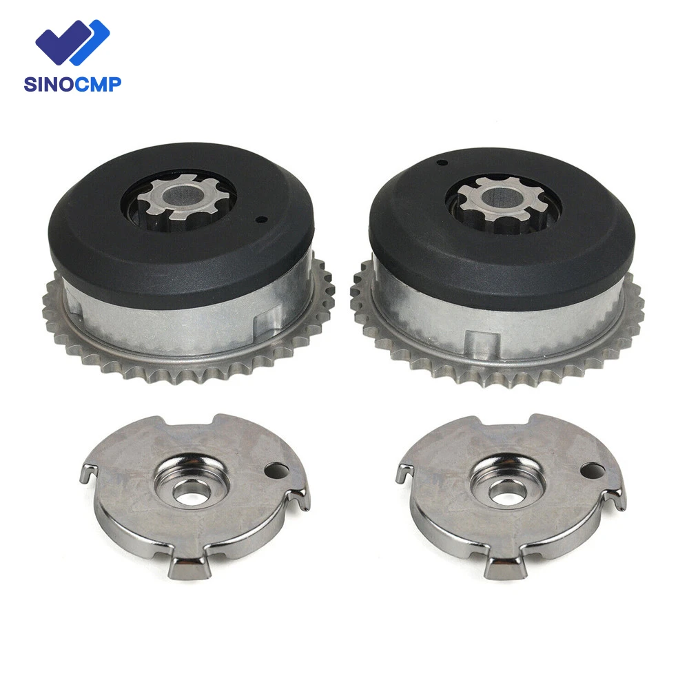 2pcs Intake + Exhaust Camshaft Adjuster Sprocket 11367583207