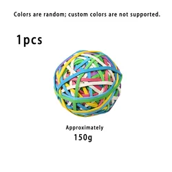 Colorful High - Elasticity Rubber Bands 100g/150g - Natural Rubber Ring Balls (Assorted Colors 150g)