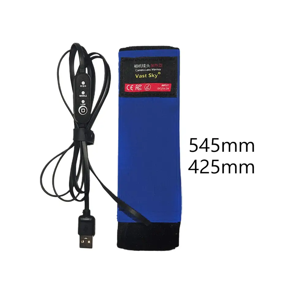 Réchauffeur Rosée Télescope Réchauffeur D'Objectif Anti-Buée USB | Pour Appareil Photo, Télescope | 3 Niveaux De Chauffage - Diamètre 3,15" Prévention Condensation