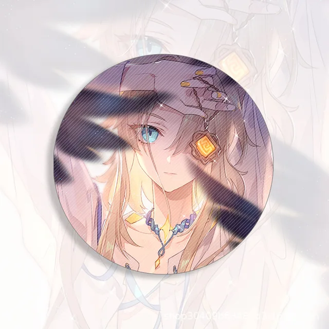 58mm Game Genshin Impact Brooch Pin Xiao Kaedehara Ayaka Baal Raiden Shogun Cosplay Badge Accessories For Clothes Backpack Gift 2