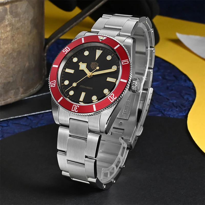 時計 Watchdives WD7922 Red Bezel BB54 Homage Check Red Color Right? Watchdives WD7922 BB54 Style Red : r/watchdives