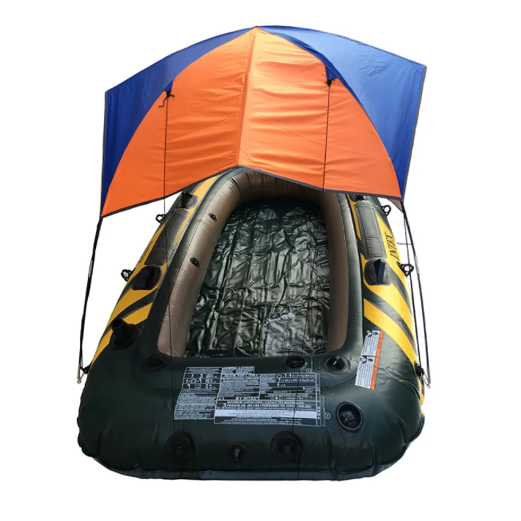 

Portable Kayak Canopy Awning Sunshade Lightweight Waterproof Wear-resistant Tent Inflatable Boat Accessories Fishing