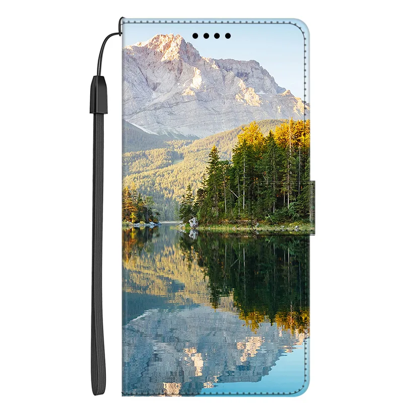Leather Flip Magnetic Stand Card Holder Phone Case - Shockproof Bumper Cover