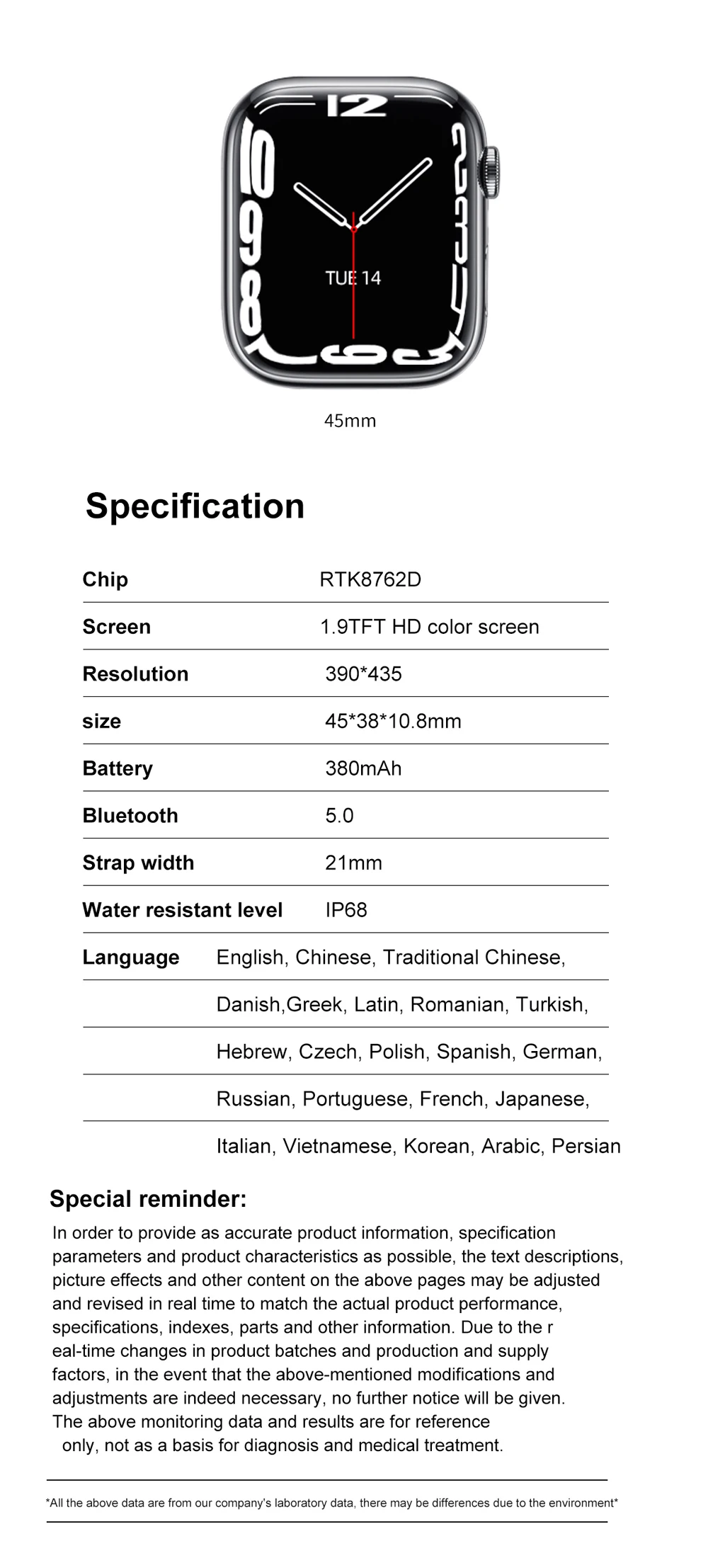 2022 New 1.9 Inch DT7 Max DT NO.1 7 Smart Watch 7 GPS Track NFC Bluetooth Call Wireless Charging Smartwatch PK IWO W27 W37 Pro