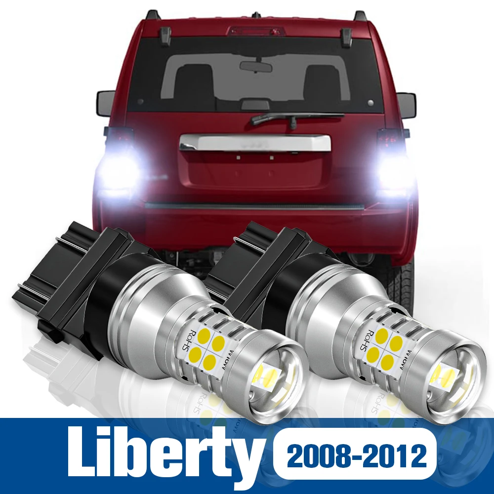 

2pcs LED Reverse Light Back up Lamp Accessories Canbus For Jeep Liberty KK 2008 2009 2010 2011 2012