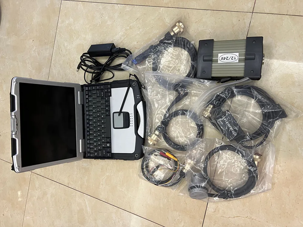 MB Star C3 Super MB Star Diagnostic Full Set of Cables with Software SSD in CF-31 Toughbook Ready To Use