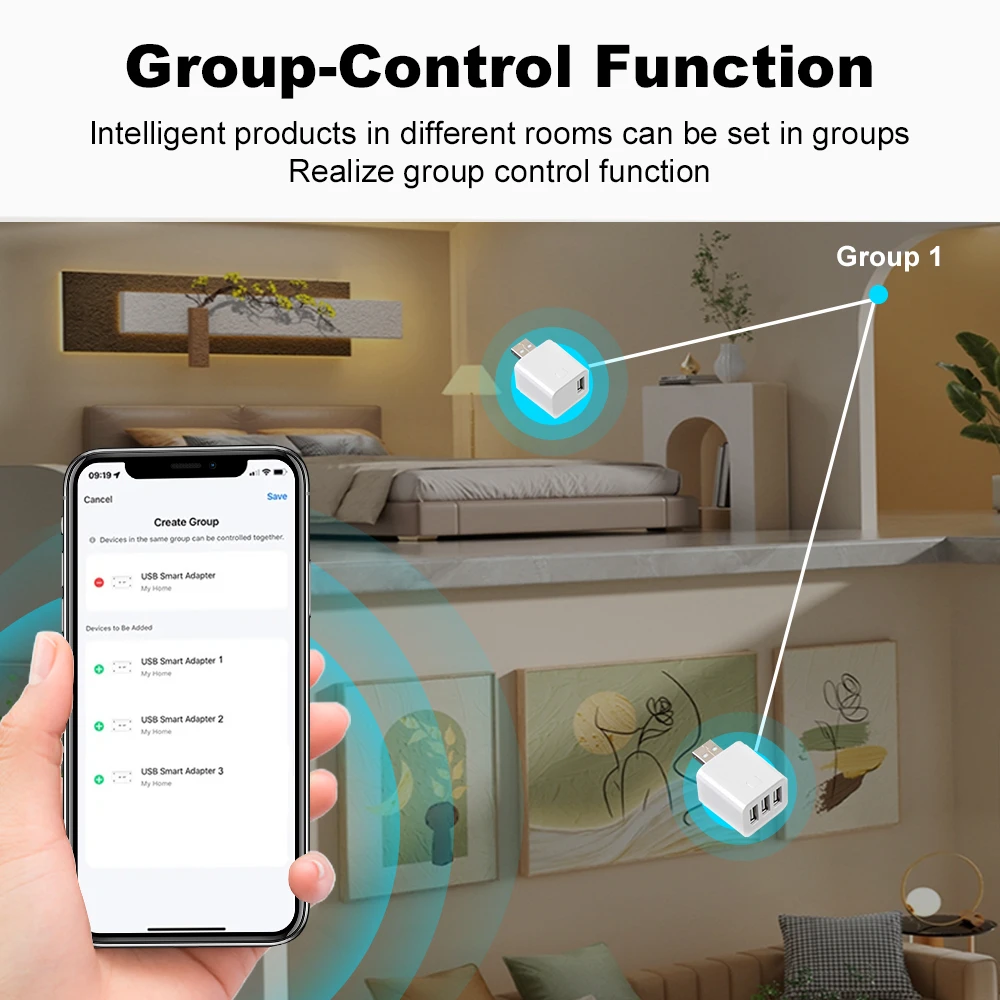 Smart Switch Smart WiFi Switch WiFi Switch Smart Plug Socket Smart Socket Wireless Switch Tuya WiFi/Zigbee Smart Micro USB Adaptor 5V Mini USB Power Adaptor Voice Control for Alexa Google Home Yandex Alice