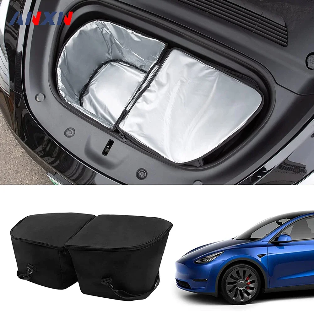 For Tesla Model Y Juniper Model 3 Highland Frunk Cooler Organizer Insulation Bag Front Trunk Storage Cooler Bag for Tesla Y 3