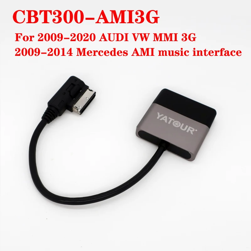 Hot sale Yatour Qualcomm 5.2 Bluetooth CBT AMI3G car radio music adapter for VW AUDI MMI 3G 3G+ Mercedes AMI Music interfaces