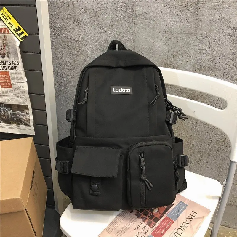 New Fashion Nylon Backpack Students School Casual Large Handbags Schoolbag Bookbag Teenager Travel Bag Laptop Backpack