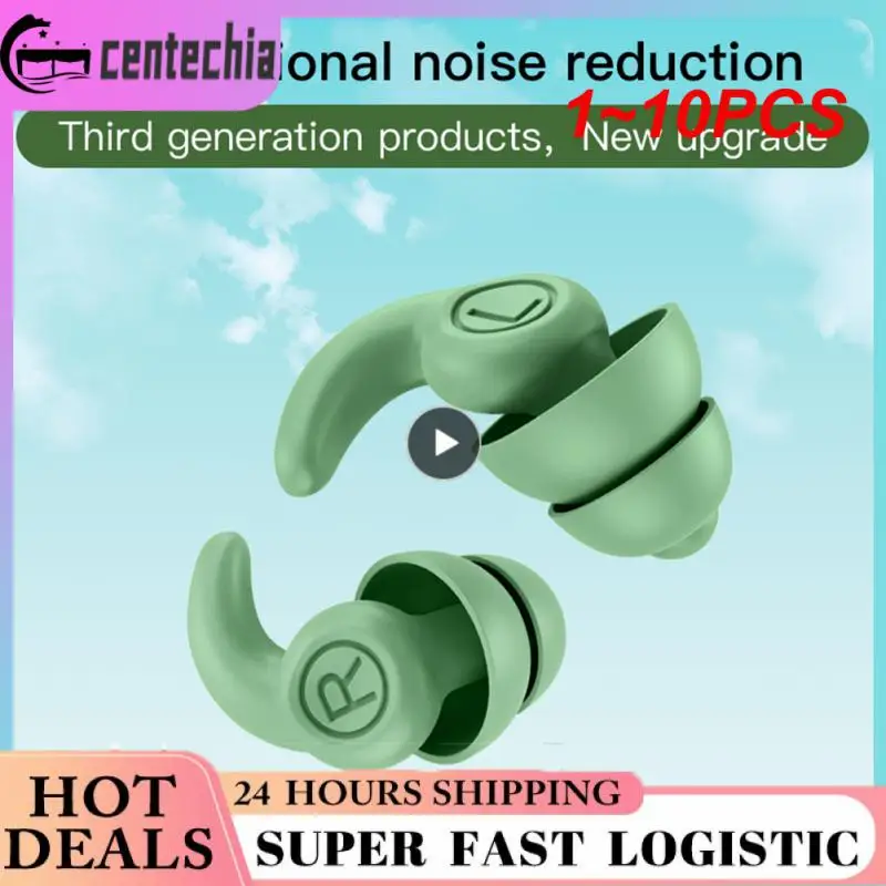 

1~10PCS Ear Plugs For Sleeping Tapones Oido Ruido Noise Reduction Soft Silicone Ear Muffs Oordopjes Tapones Para Dormir Earplugs