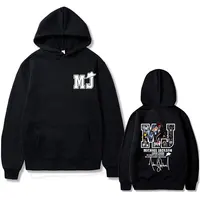 Classic Vintage Michael Jackson Graphic Print Hoodie Men Women Hip Hop Punk Rock Pullover Unisex Casual Oversized Streetwear 1
