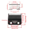 Kulilang R77F Professional Hair Clipper Replacement Original Wedge Fade Blades Apply to Kulilang R66 R77F and Madeshow M5(F) M10 3