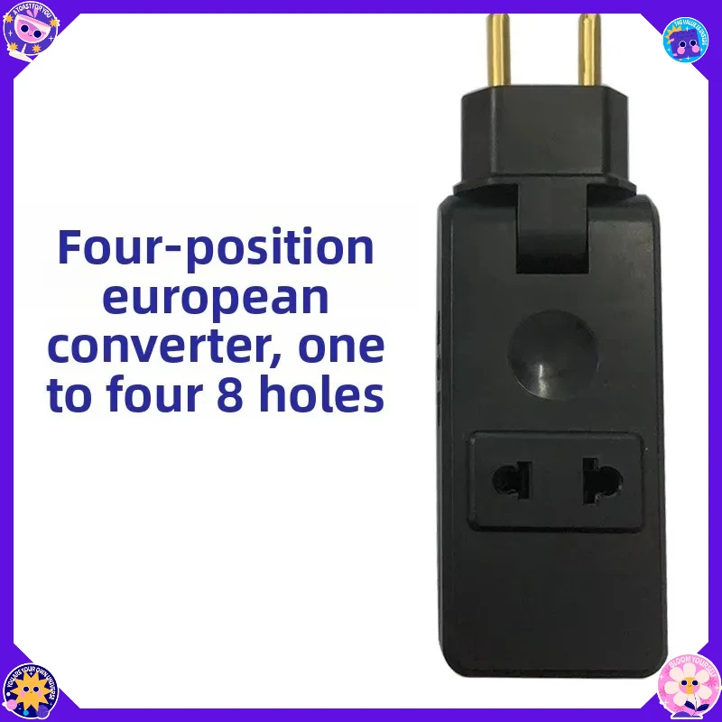 Compact Rotatable Outlet Power Strip - Ideal