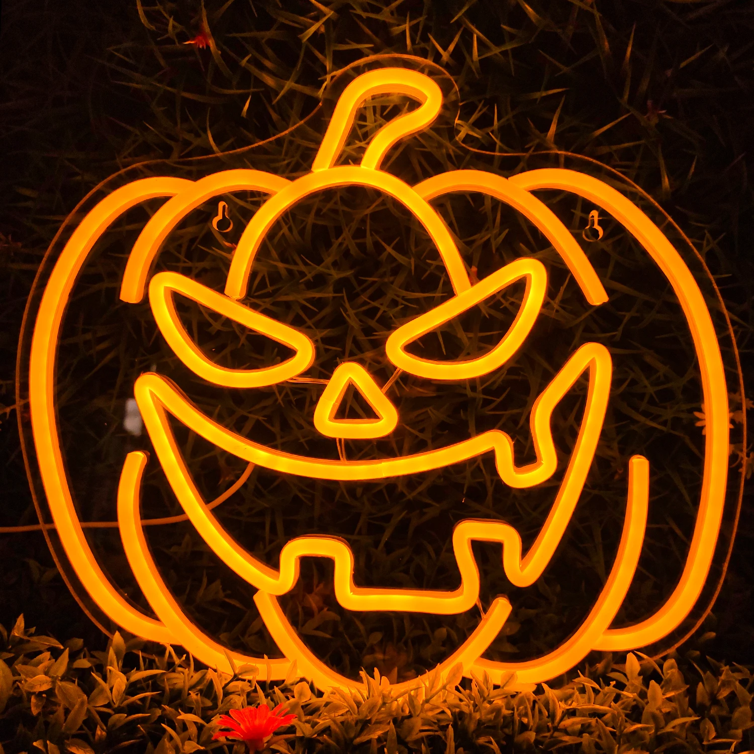 Neonschild Happy Halloween – LED-Neonlicht Für Wand, Dimmbar, USB, Gruselige Partydekoration
