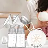 Electric Breastfeeding Pump Breast Pump Extraction Pumps With 2 Milk Bottles Multiple Modes Portable Breast Pumps For Home 3