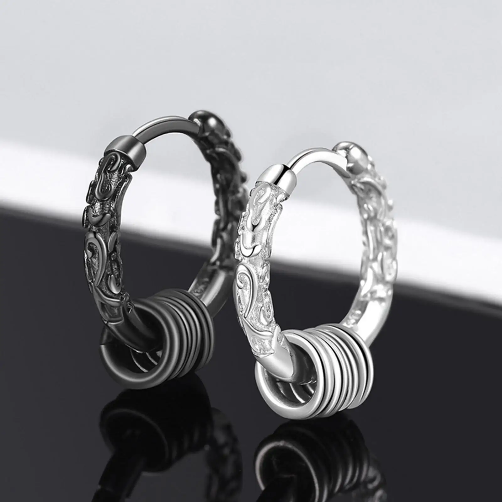 Punk , ,Hoop, Earrings Hoop Earrings Sets , Earrings, for Women Man Jewelry, Simple birthday gift.