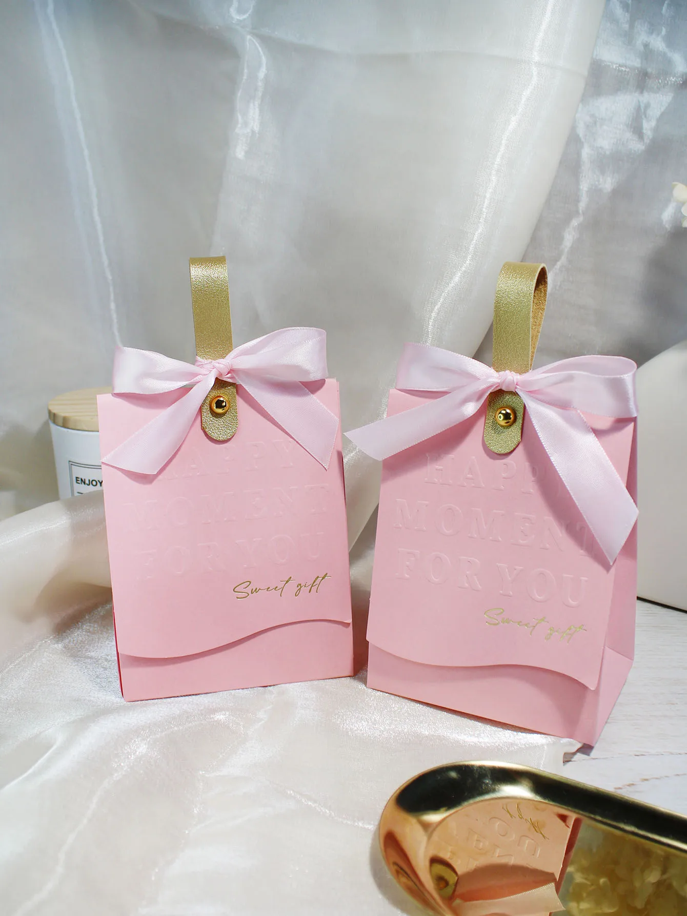 20/50/100 Stück Geschenkboxen mit Schleifenband, geeignet für verschiedene Partys, Festivals, Hochzeiten, Süßigkeitenboxen, Kekse usw. – Detail 9
