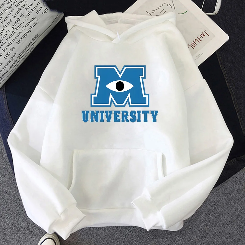 

Monsterr University Anime Hoodies Male/female Casual Sweatshirts Autumn Winter Fleece Clothing Loose Comfortable Pullovers Tops