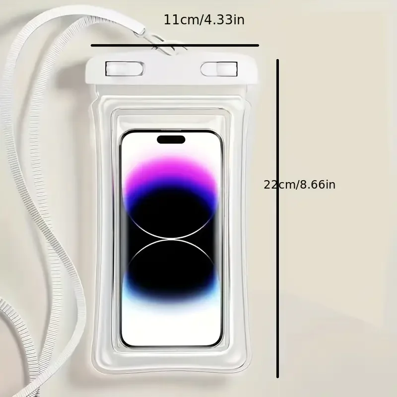 PVC Waterproof Phone Case Underwater Photography Touchscreen Compatible Screen Protector