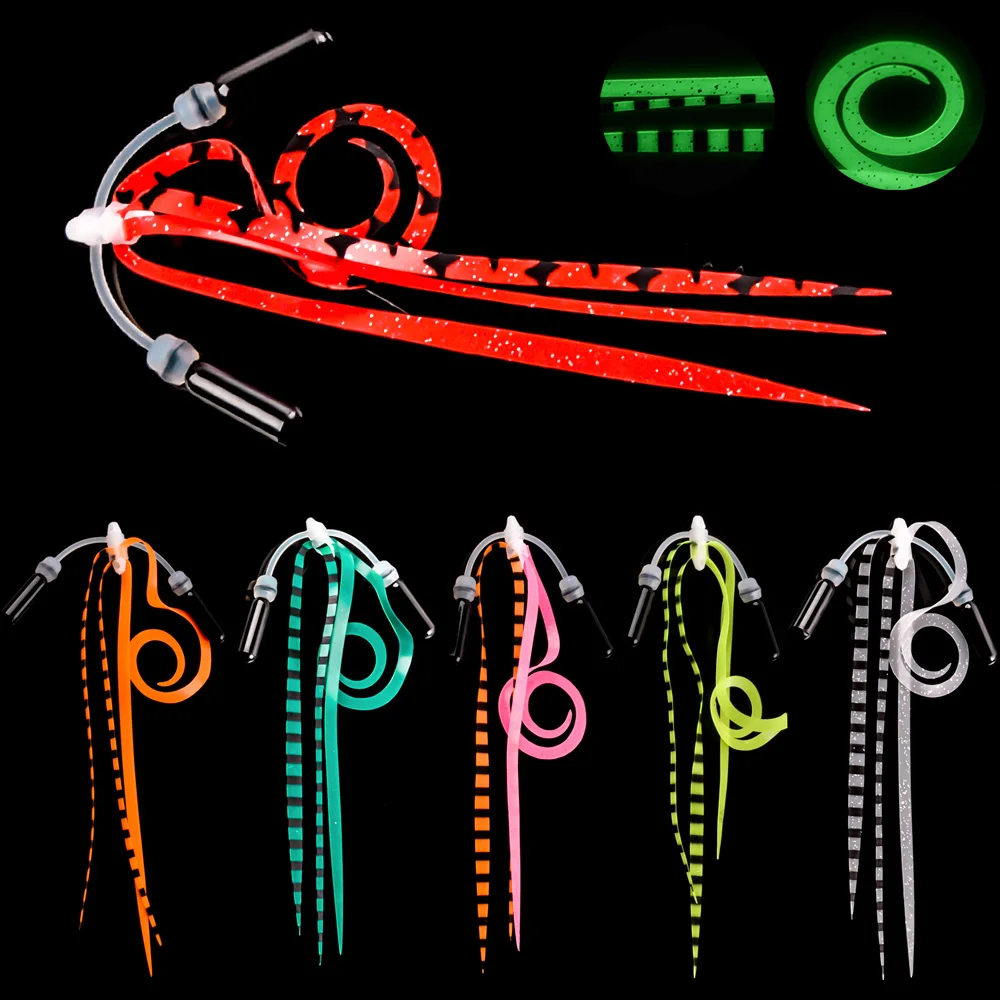 Fishing Rattles Silicone Skirts for Fishing Lure Jig Swimbait Spinnerbaits Buzzbaits Rubber