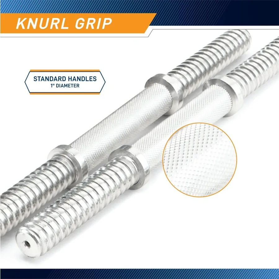 40 lbs Adjustable Dumbbell Set with Collars for Home Gym Bodybuilding, Weight Training, Strength Training