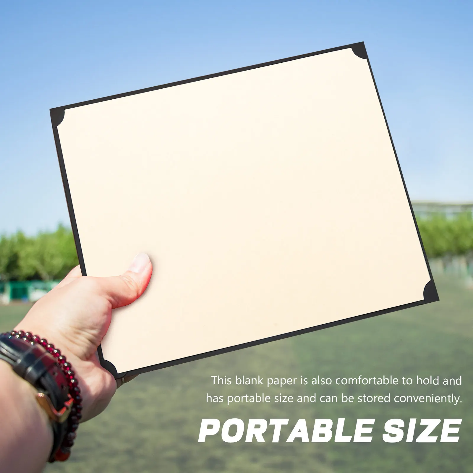 10Pcs 빈 인증서 용지 인쇄 가능 쓰기 가능 A4 사무실 학위 증명서 용품 학위 증명서 용지 학교 용품