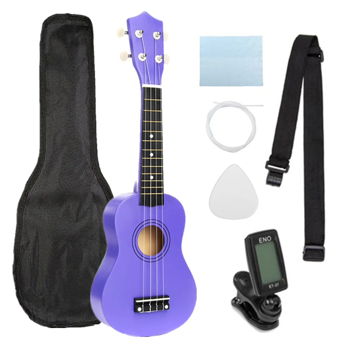 Ukulele 21 inch Soprano 4 Strings Hawaiian Guitar Basswood Uke Kids Gift Musical Instruments for Music Beginner for ukulele set