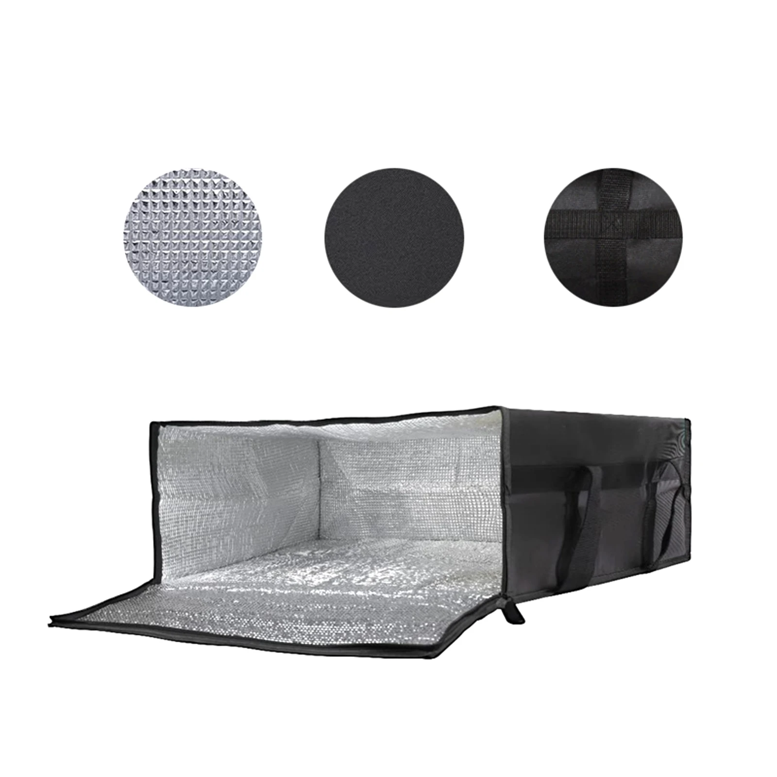 Food Pizza Develivey Bag Fresh Keeping Reusable Lightweight Fully Insulated for Personal Outdoor Catering Shopping Professional 5