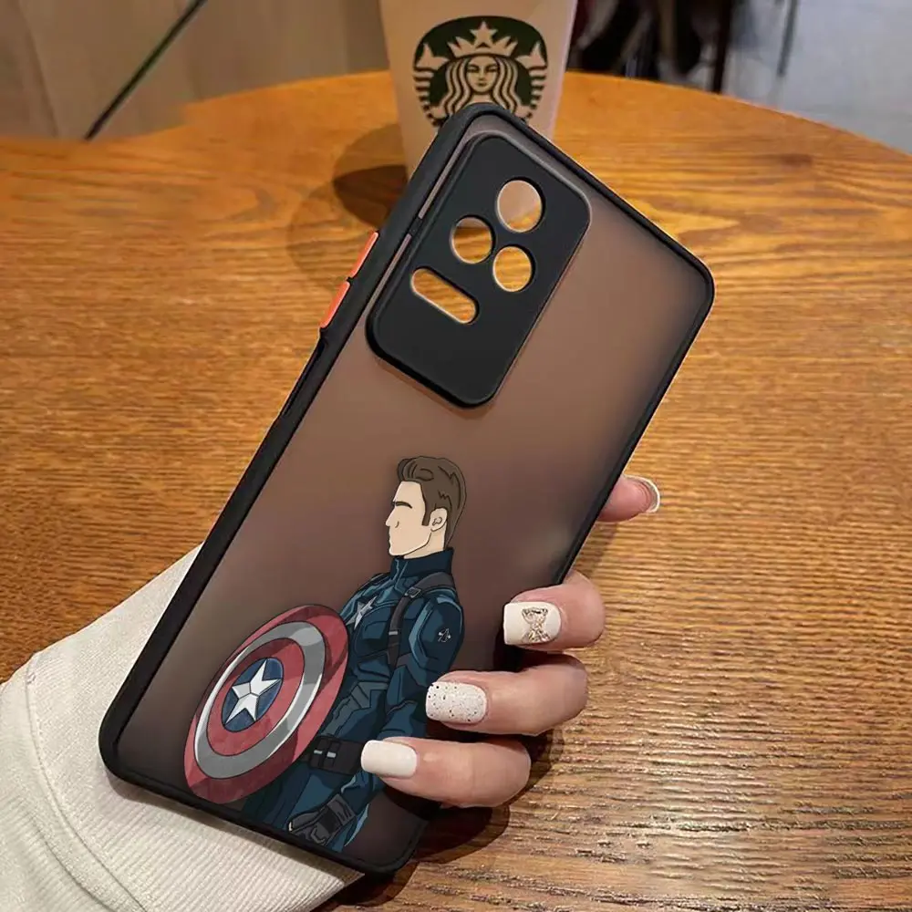 thumbnail image 1 of Matte Case for Redmi A1 K50 K40 GAMING K30 K20 10X 10C 10 9C 9T 9A 9 8 PRO 4G 5G Case Funda Coque Marvel Avengers Heros Faceless, 1 of 5