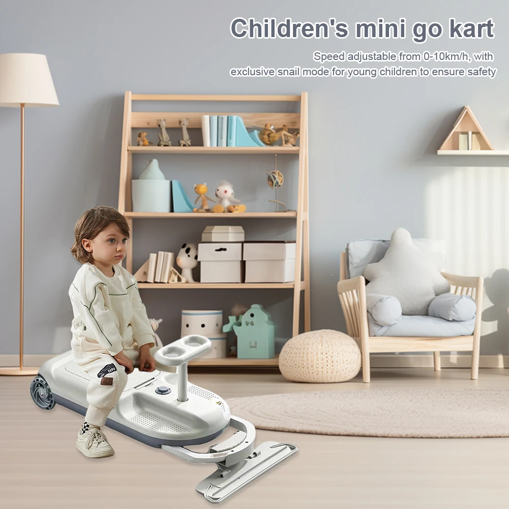 Kids Clean Car Toddler Ride on Toys Variable Speed Portable Go Kart Kids Cleaning Toy Car for Boys Girls Ages 3 Years and Up