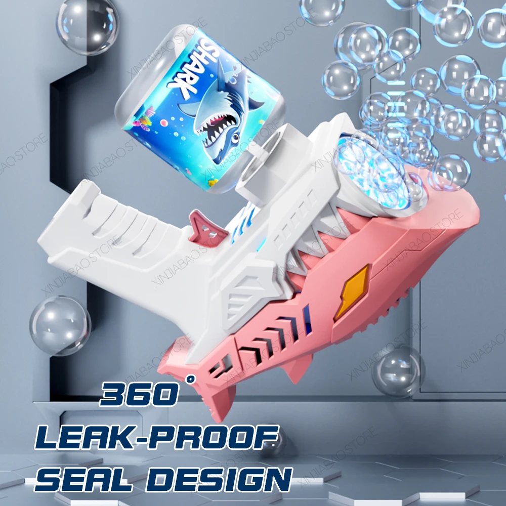 Shark Bubble Gun Toy 3