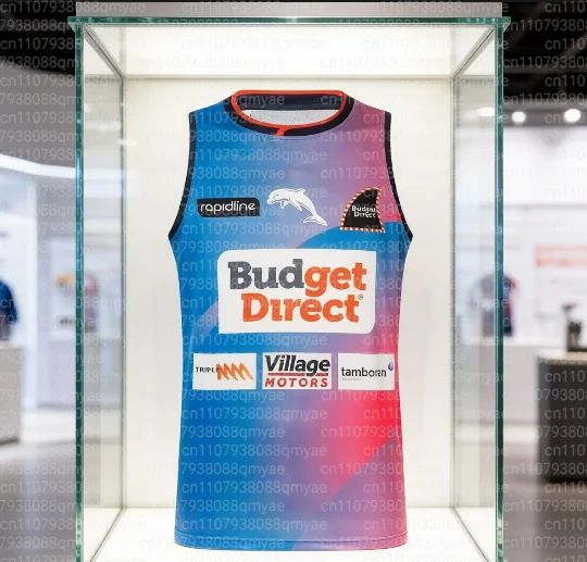2026 Neues Eltern-Kind-Stil Rugby-Shirt DOLPHINS Rugby-Trikot Weste Outdoor-Sport Schnelltrocknende Atmungsaktive Weste – Detail 3