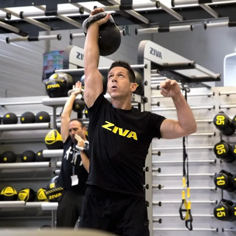 20kg Steve Cotter Signature Steel Competition Kettlebells - Hard-Wearing Crack-Resistant Powder Surface Coating, 34mm Steel Hand